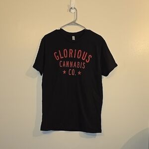 Glorious Cannabis Co. Black T-Shirt NWOT LOT I